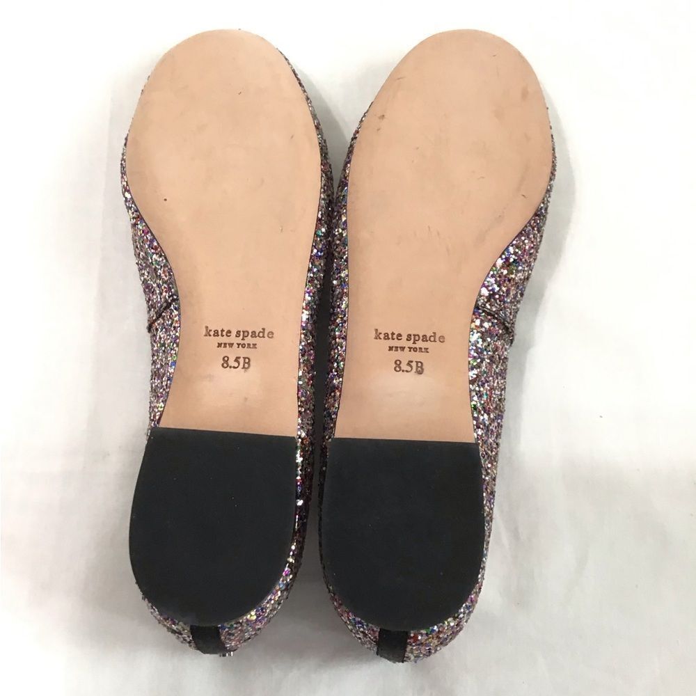 kate spade Glitter Honey Ballet Flat Shoes Size 8.5 - Picture 11 of 11